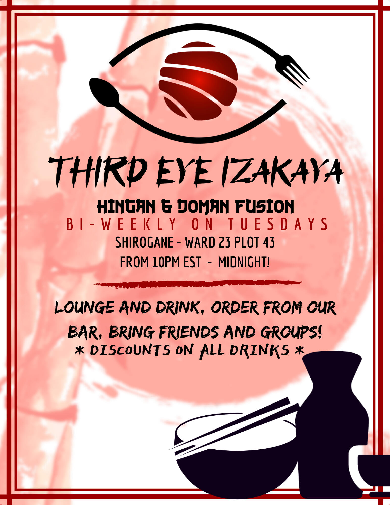 Happy Hour Flyer!